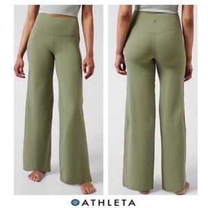 ♥️ ATHLETA Elation Wide-Leg Pants L *3-Layer Waistband Buttery Soft NWOTS-$109